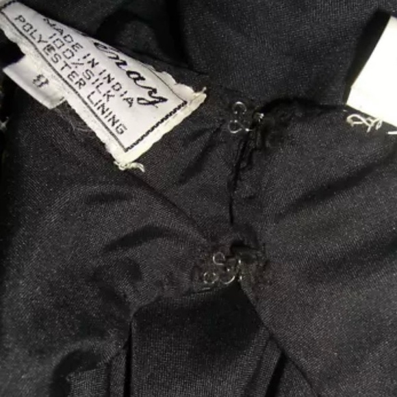 Stenay Dress Vintage 80s 20s Gatsby Dynasty Black Sequin Beaded Flapper Mob Wife - Picture 13 of 16